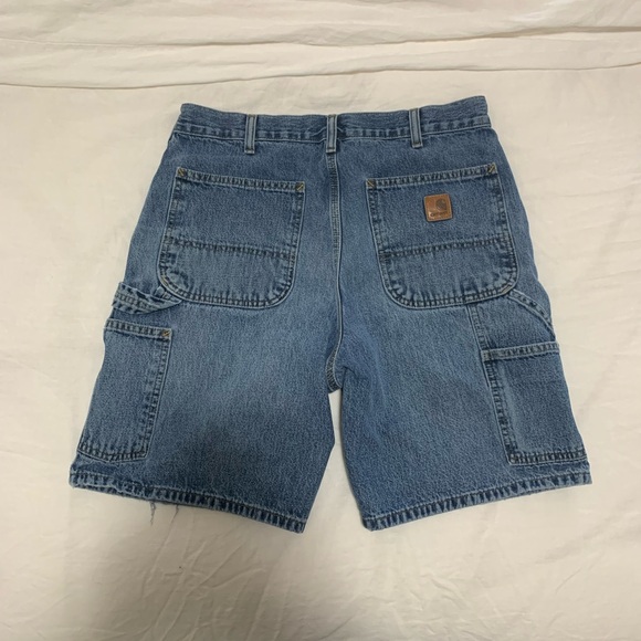 Carhartt Men's Classic Blue Jean Shorts - Picture 1 of 5